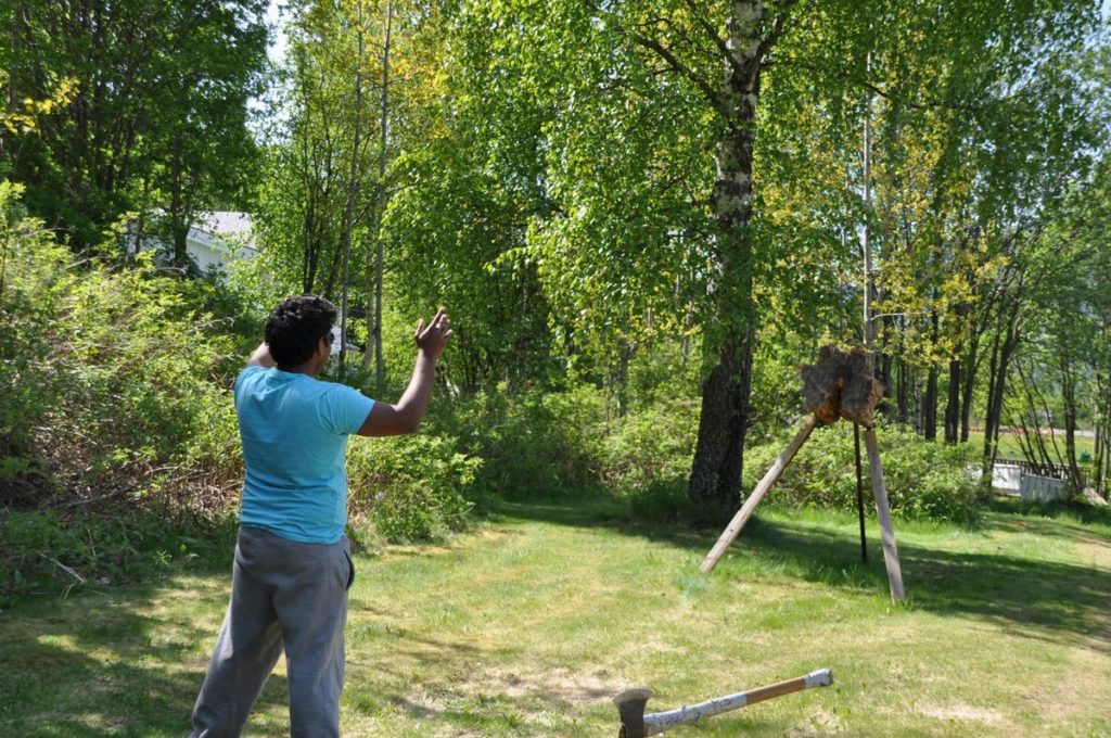 øksekasting som teambuilding i gol, 8-kamp aktiviteter